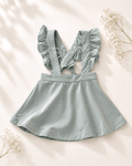 Addy Ruffle Suspender Skirt - Aqua product_type - Bailey's Blossoms