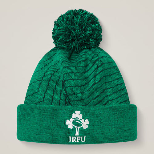Adult Unisex Ireland Bobble Hat Green