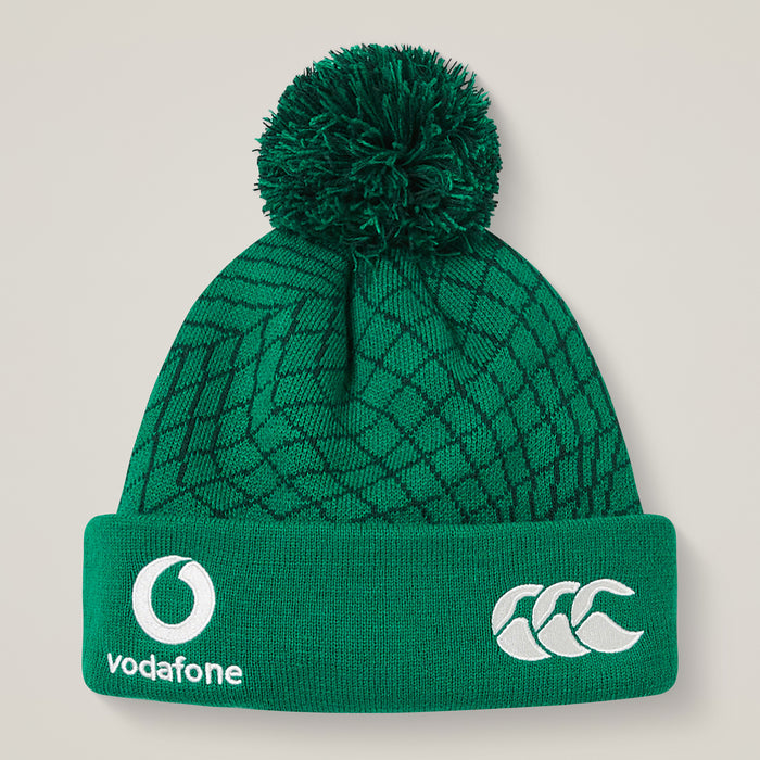 Adult Unisex Ireland Bobble Hat Green