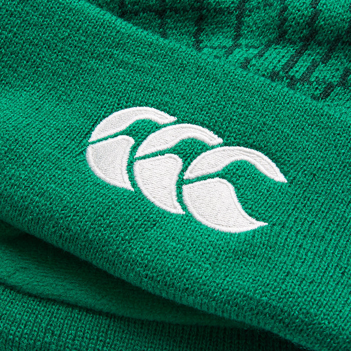 Adult Unisex Ireland Bobble Hat Green