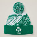 Adult Unisex Ireland Bobble Hat White