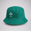 Adult Unisex Ireland Reversible Bucket Hat Black/Green