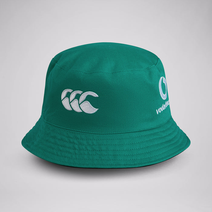 Adult Unisex Ireland Reversible Bucket Hat Black/Green
