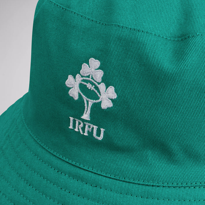 Adult Unisex Ireland Reversible Bucket Hat Black/Green