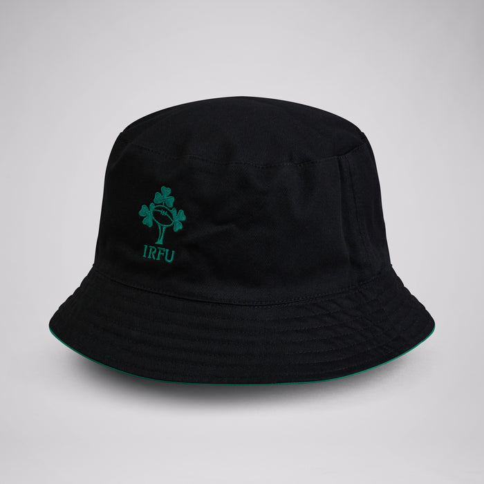 Adult Unisex Ireland Reversible Bucket Hat Black/Green
