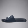 Adult Unisex Wide Fit Slide White/Navy