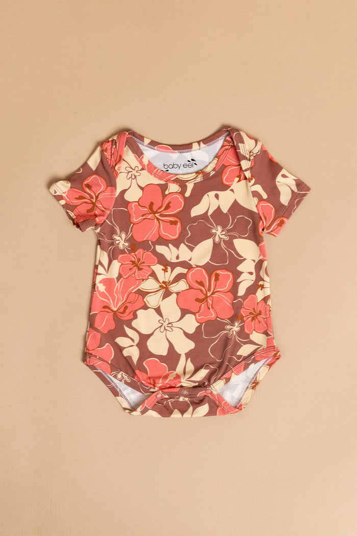 Alex Onesie - Rosado Hibiscus Jungle