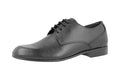 Andanines Black Textured Laced Dress Shoe