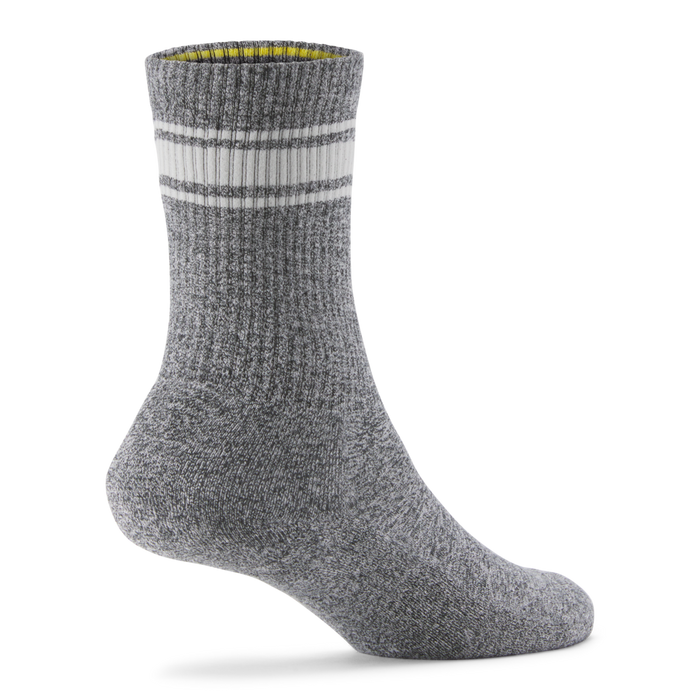 Anytime Crew Sock - Natural Grey Heather/Light Grey