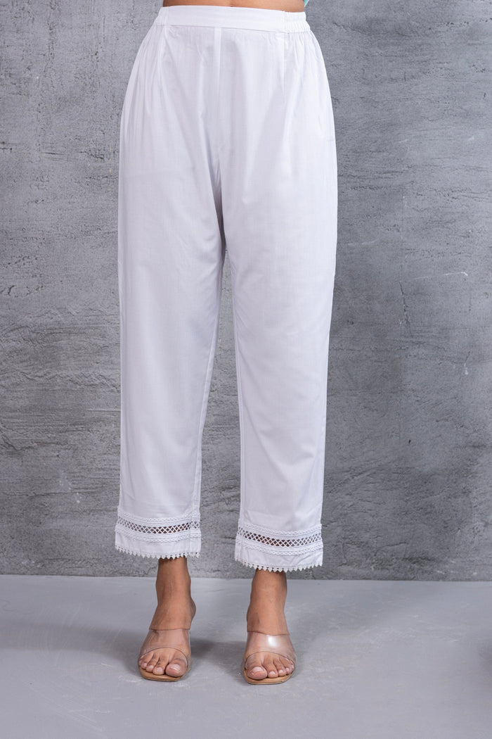 Aqua Lucknowi Chikankari Kurta Set