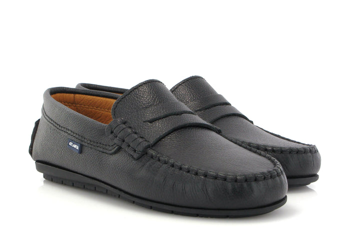 Atlanta Black Pebble Penny Loafer