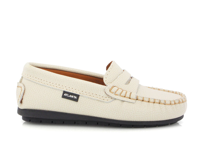 Atlanta Sand Pebbled Penny Loafer