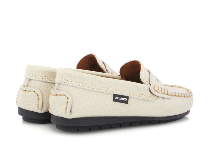 Atlanta Sand Pebbled Penny Loafer