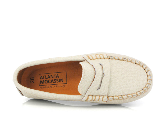 Atlanta Sand Pebbled Penny Loafer
