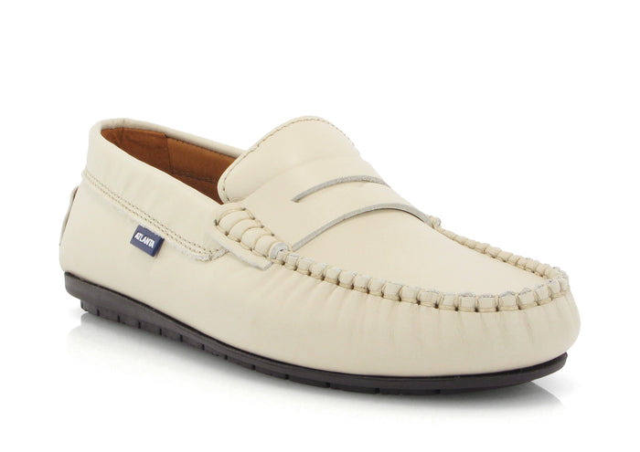 Atlanta Smooth Sand Penny Loafer
