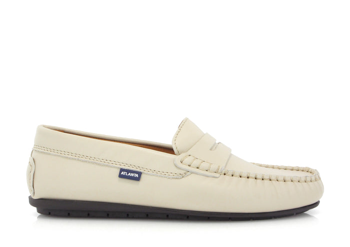 Atlanta Smooth Sand Penny Loafer