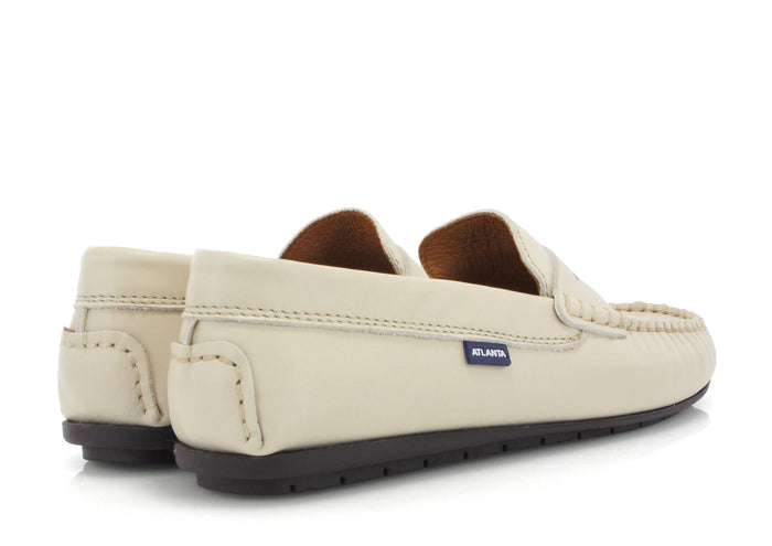 Atlanta Smooth Sand Penny Loafer