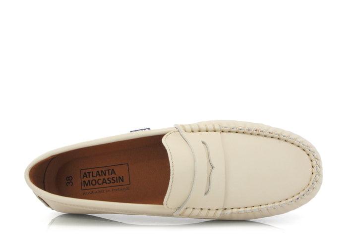 Atlanta Smooth Sand Penny Loafer
