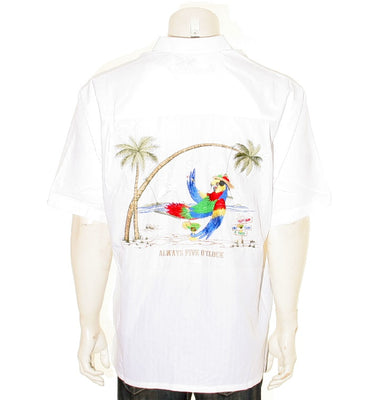 Bamboo Cay "Always Five O'Clock" - Men's Aloha Shirt (WB 5000)