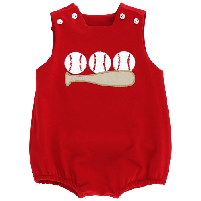 Batter Up - Boys Knit Infant Bubble