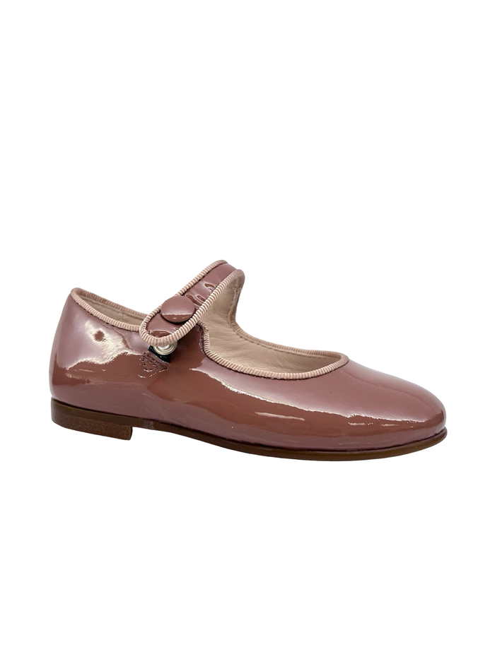 Beberlis Blush Patent Mary Jane