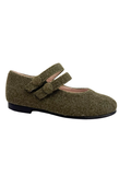 Beberlis Khaki Double Buckle Mary Jane