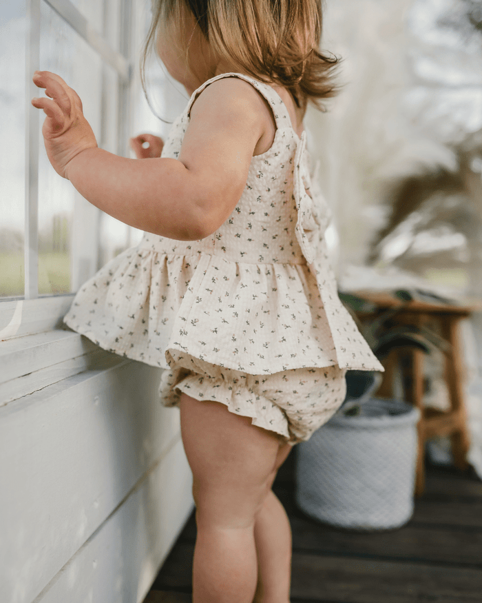 Birdie Bow Front Top & Bloomer Set - Petit Fleur product_type - Bailey's Blossoms