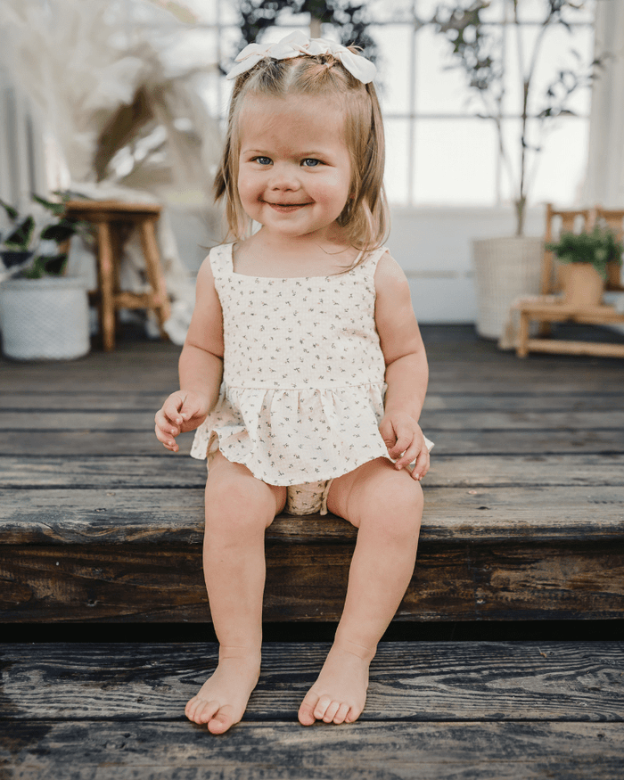 Birdie Bow Front Top & Bloomer Set - Petit Fleur product_type - Bailey's Blossoms