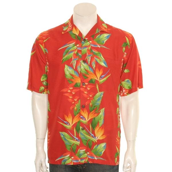 Birds of Paradise Panel Aloha Shirt