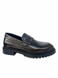 Blublonc Brown Washed Penny Loafer
