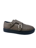 Blublonc Taupe Monkstrap Shoe
