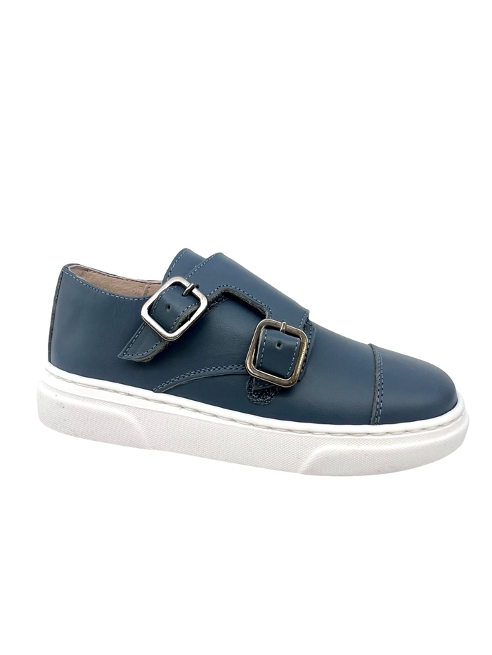 Blublonc Teal Monkstrap Shoe