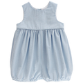 Blue Check Seersucker - Boys Infant Bubble