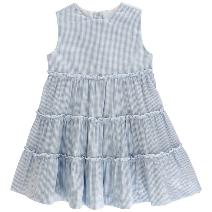 Blue Check Seersucker - Dress