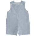 Blue Check Seersucker - John John Short with Tabs