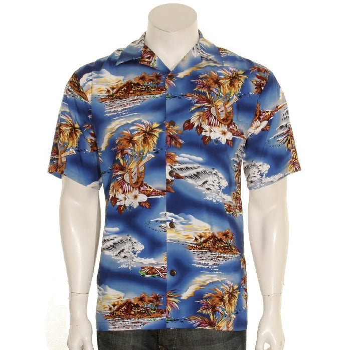 Blue Hawaii Aloha Shirt