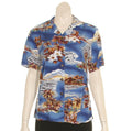 Blue Hawaii Camp Blouse