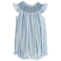 Blue with White Geometric - Bishop Romper