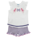 Bows & Ballet - Girls Knit Short Set