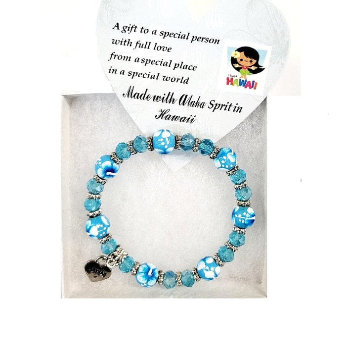 BRIGHT BLUE  BRACELET W/BOX