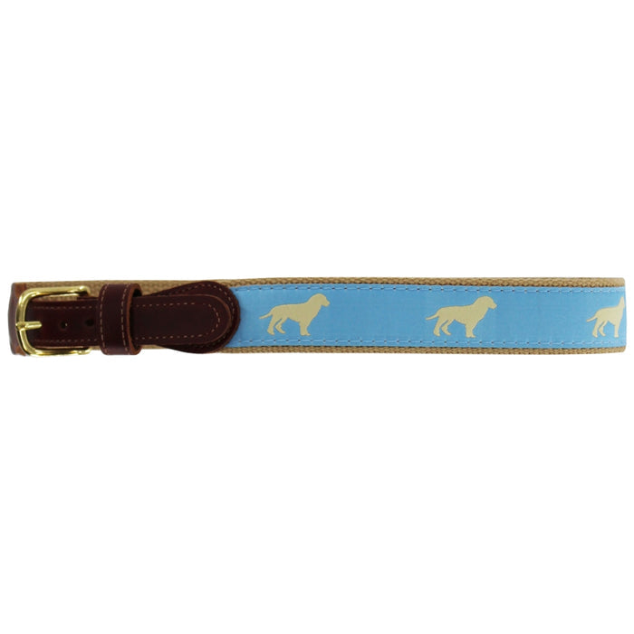 Buddy Belt - Golden Dog on Light Blue