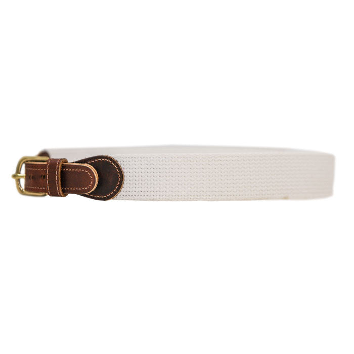 Buddy Belt - White Canvas