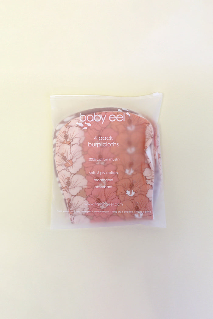 Burp Cloth 4 Pack	- Dune Flower Lei