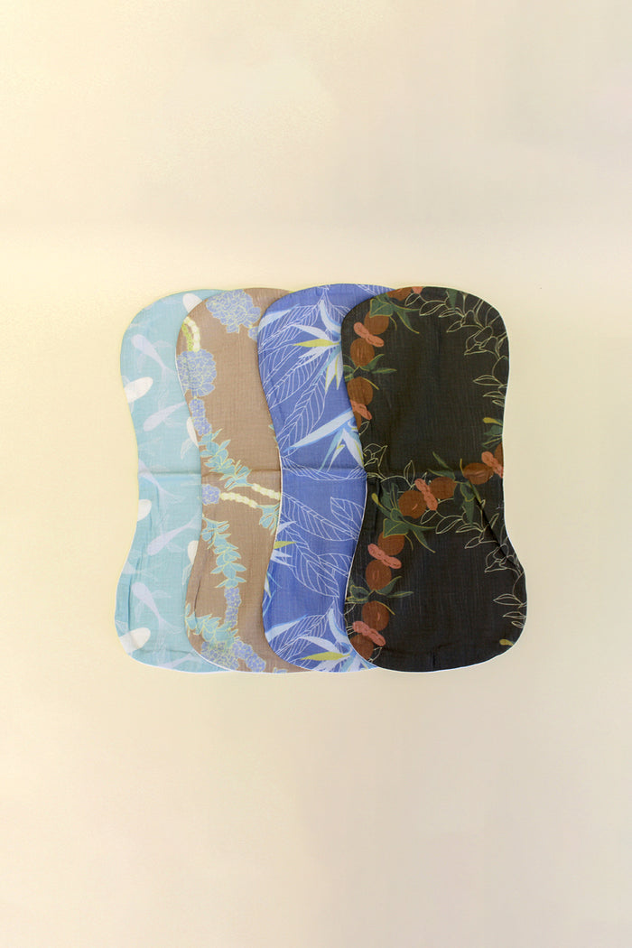 Burp Cloth 4 Pack	- Valley Kukui