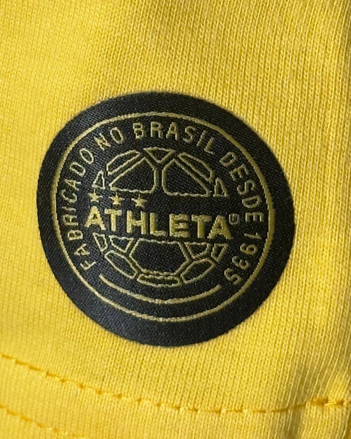 Camisa Retro Athleta Pelé 1962 - Amarela