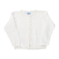 Cardigan Girls Sweater - White