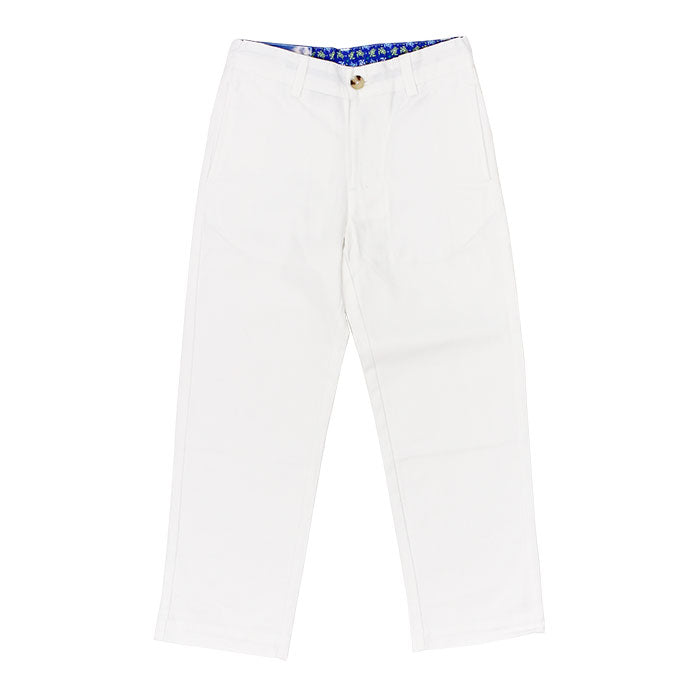 Champ Pant-White Twill