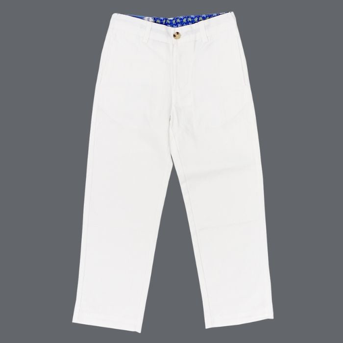 Champ Pant-White Twill