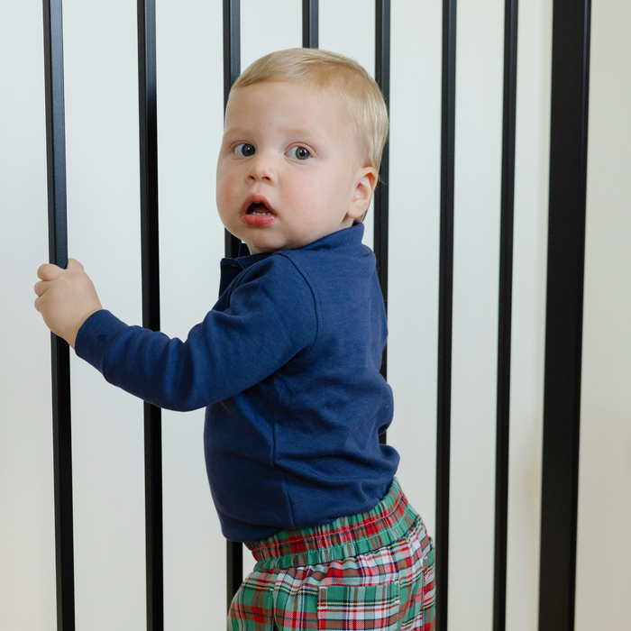 Charlie Pull On Pant - Christmas Plaid
