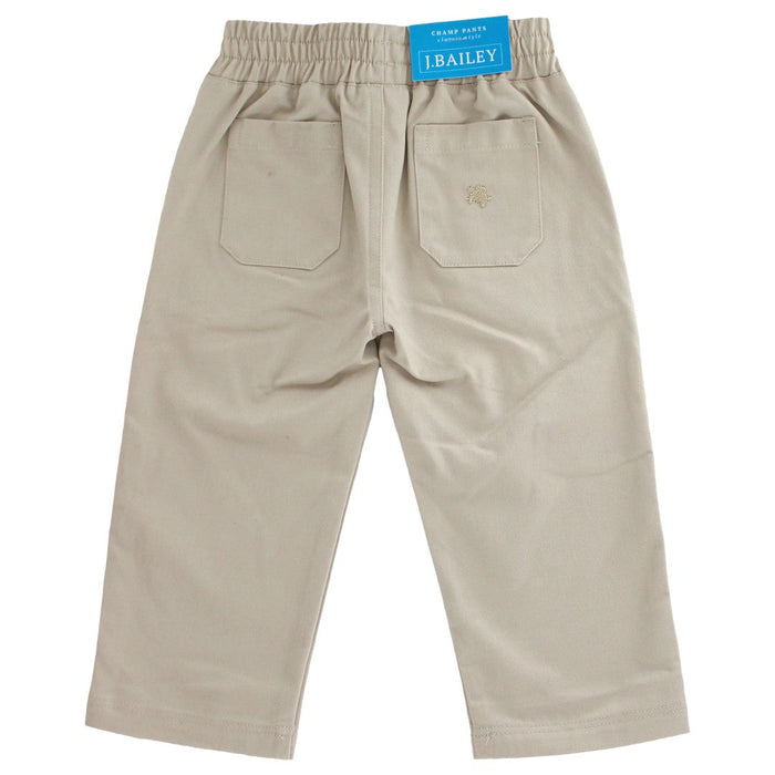 Charlie Pull On Pant - Khaki Twill